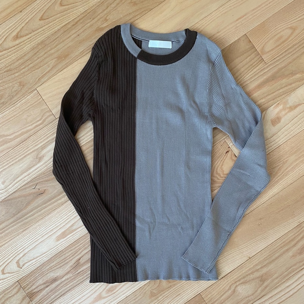 Colorblock Round Top